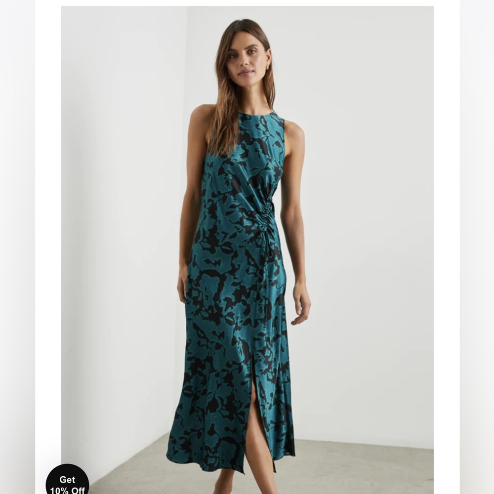 Rails Gabriella Midi Dress Teal Ice Small
